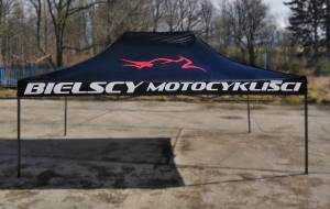 Nůžkovy stan 3x6 s potiskem